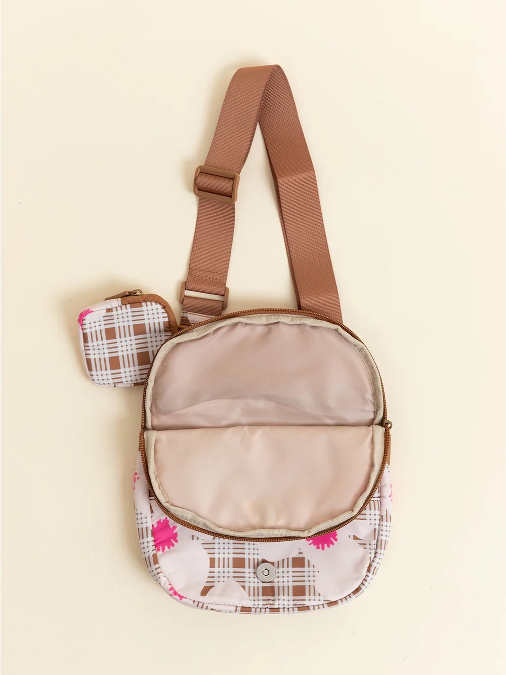 FIGHTING EEL: Barcelona Crossbody - Vintage Palaka Zinnia - Picture 7 of 8